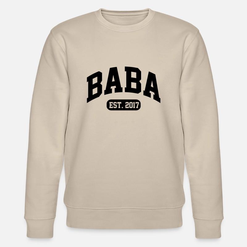 Baba Est 2017 - Stanley/Stella CHANGER Unisex Organic Sweatshirt - beige