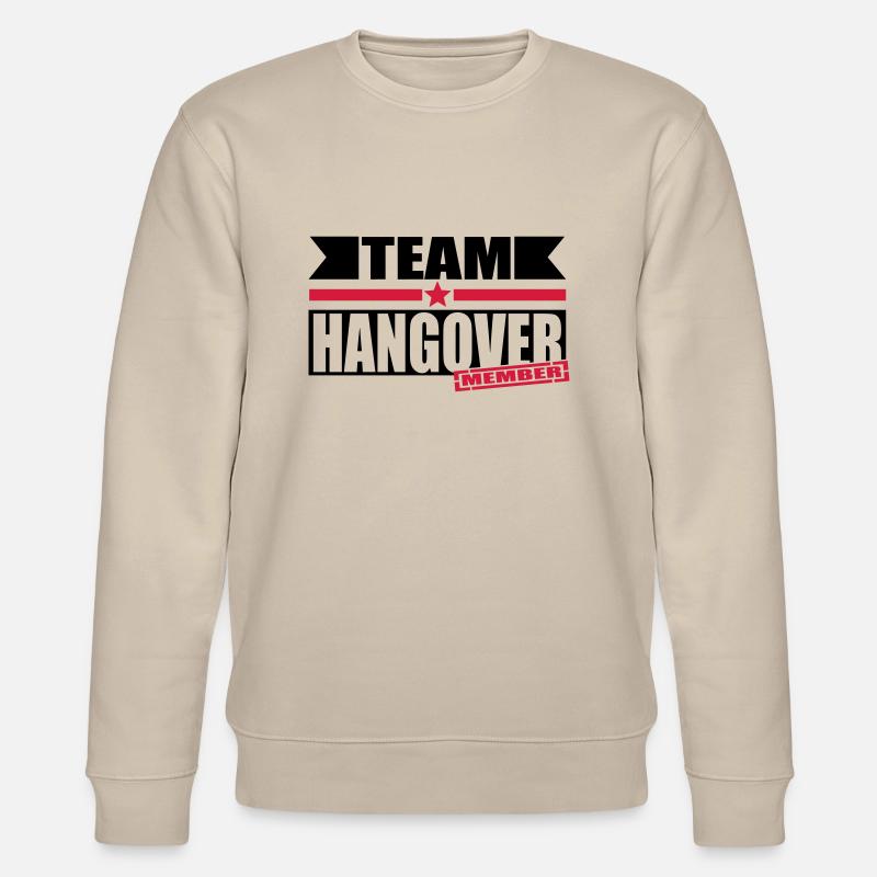 team hangover - Stanley/Stella Unisex Bio-Sweatshirt CHANGER  - Beige
