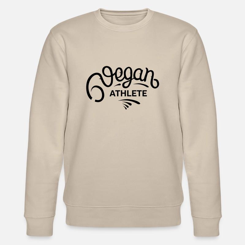 Vegan Athlete - Stanley/Stella Unisex Bio-Sweatshirt CHANGER  - Beige