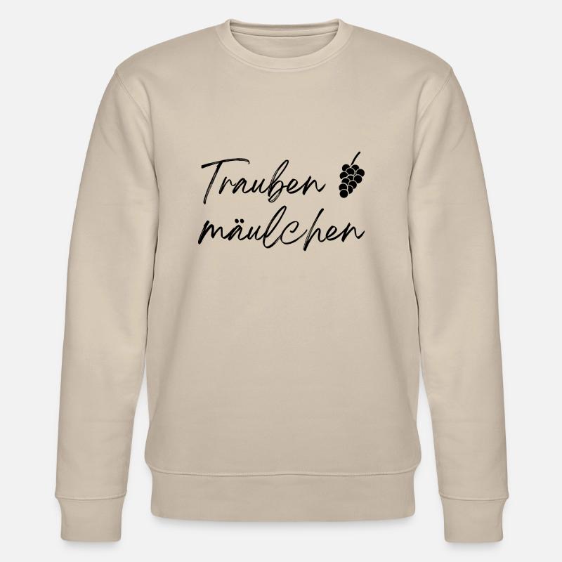 Traubenmäulchen - Stanley/Stella Unisex Bio-Sweatshirt CHANGER  - Beige