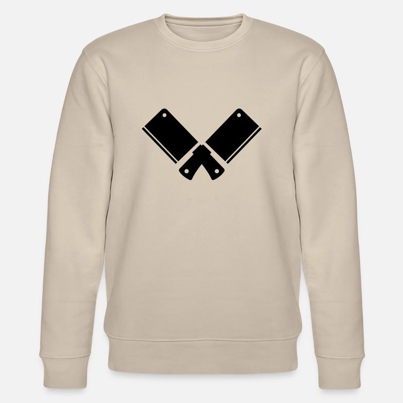 Hackmesser - Stanley/Stella Unisex Bio-Sweatshirt CHANGER  - Beige