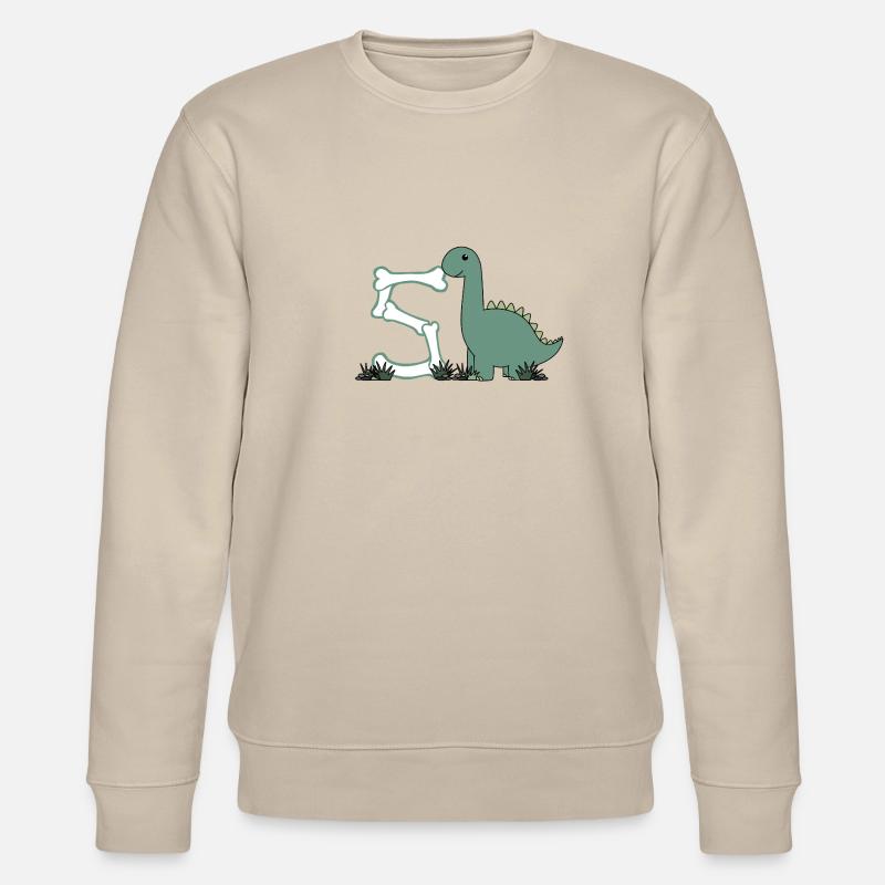 Buchstabe S - Stanley/Stella Unisex Bio-Sweatshirt CHANGER  - Beige