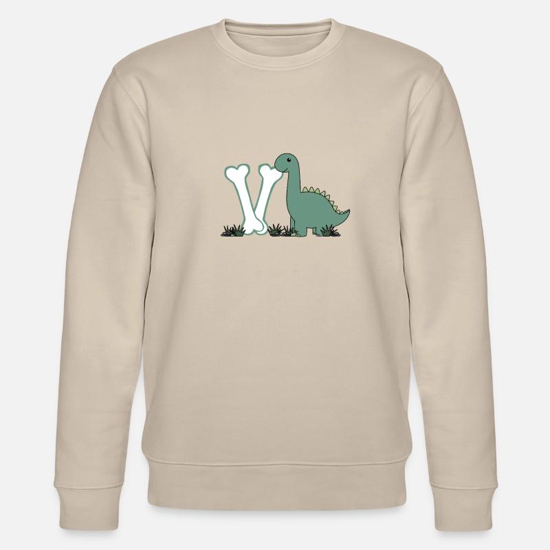 Buchstabe V - Stanley/Stella Unisex Bio-Sweatshirt CHANGER  - Beige