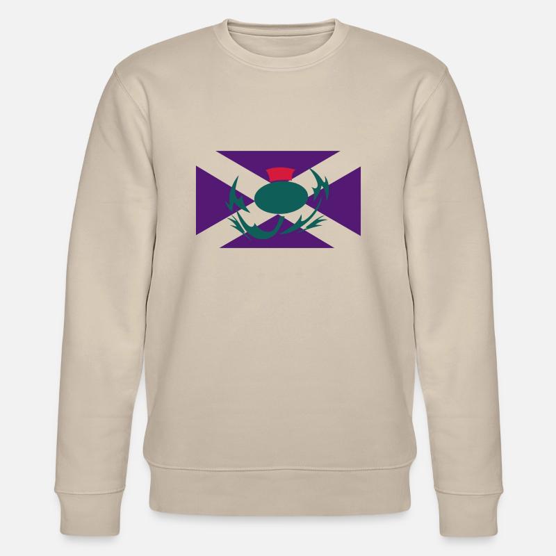 Drapeau écossais Thistle - Sweat bio CHANGER Stanley/Stella Unisexe - beige