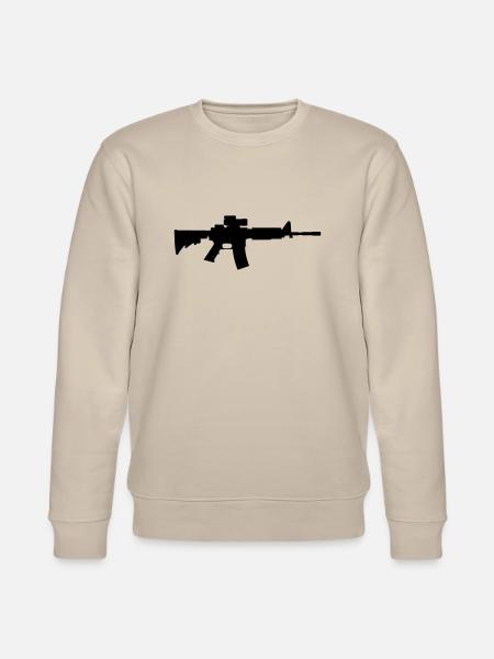 Gewehr M4 - Stanley/Stella CHANGER Unisex Organic Sweatshirt - beige