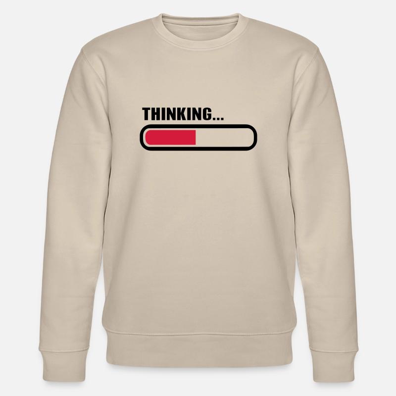 Thinking loading - Stanley/Stella CHANGER Unisex Organic Sweatshirt - beige