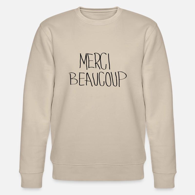 Merci Beaucoup - Stanley/Stella CHANGER Unisex Organic Sweatshirt - beige