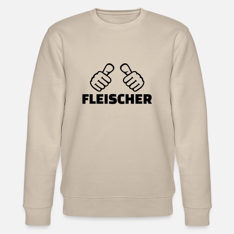 Fleischer - Stanley/Stella Unisex Bio-Sweatshirt CHANGER  - Beige