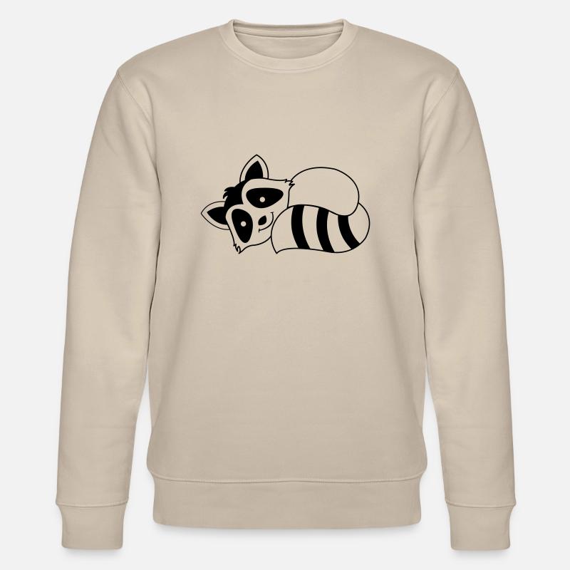 racoon - Stanley/Stella Unisex Bio-Sweatshirt CHANGER  - Beige