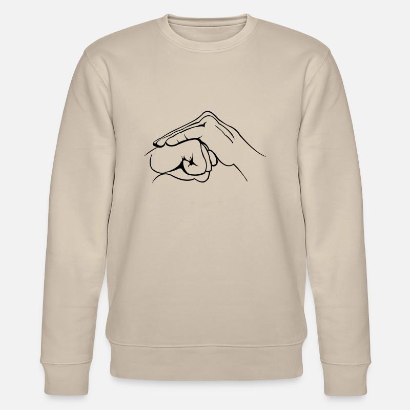 Poing de la main - Sweat bio CHANGER Stanley/Stella Unisexe - beige