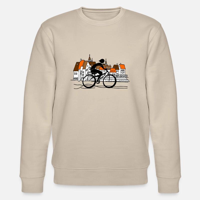 Radfahrer - Stanley/Stella Unisex Bio-Sweatshirt CHANGER  - Beige