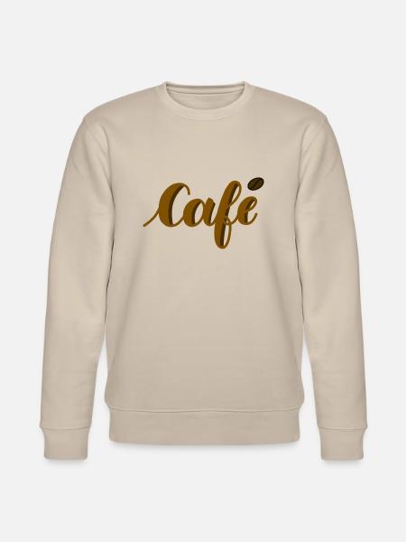 Coffee Lettering - Stanley/Stella CHANGER Unisex Organic Sweatshirt - beige