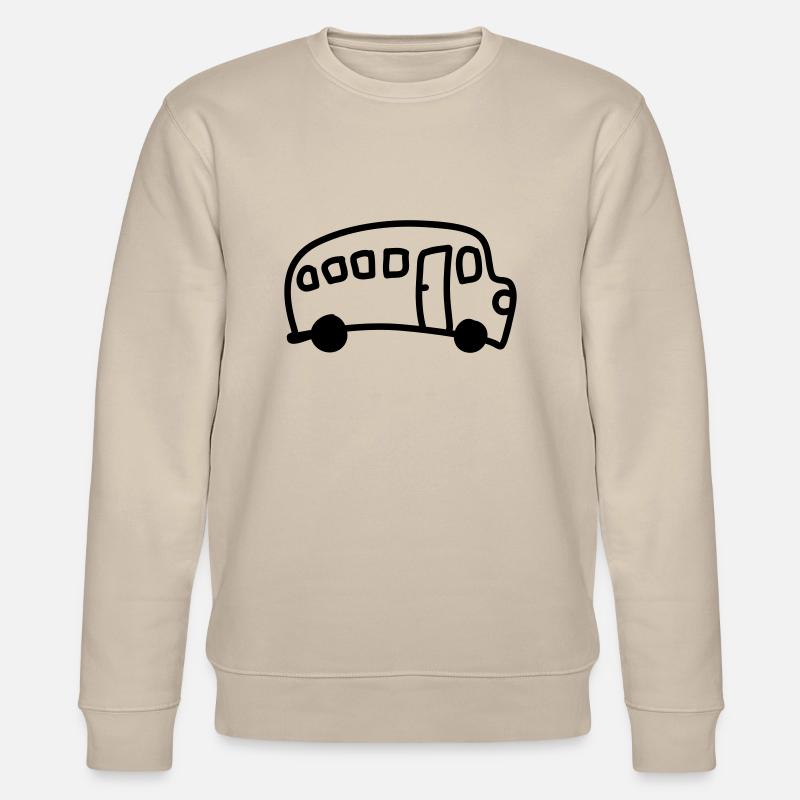 Bus - Ligne - Sweat bio CHANGER Stanley/Stella Unisexe - beige