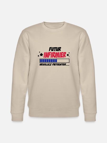 futur infirmier - Sweat bio CHANGER Stanley/Stella Unisexe - beige