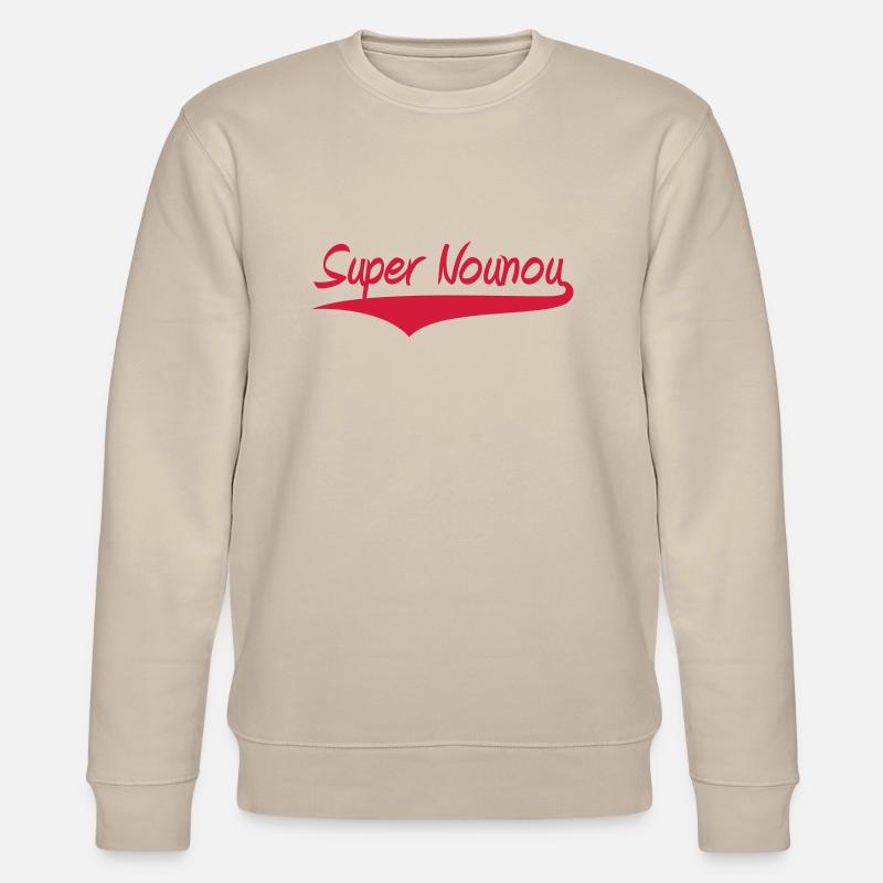 Super Nanny! - Stanley/Stella Unisex Bio-Sweatshirt CHANGER  - Beige