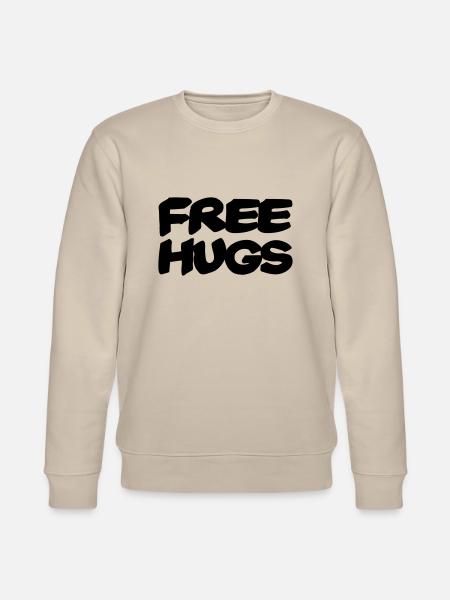 Free hugs - Stanley/Stella Unisex Bio-Sweatshirt CHANGER - Beige