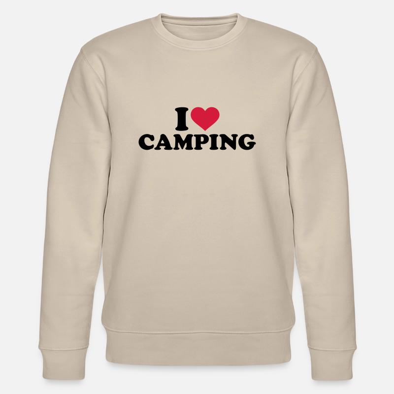I love Camping - Sweat bio CHANGER Stanley/Stella Unisexe - beige