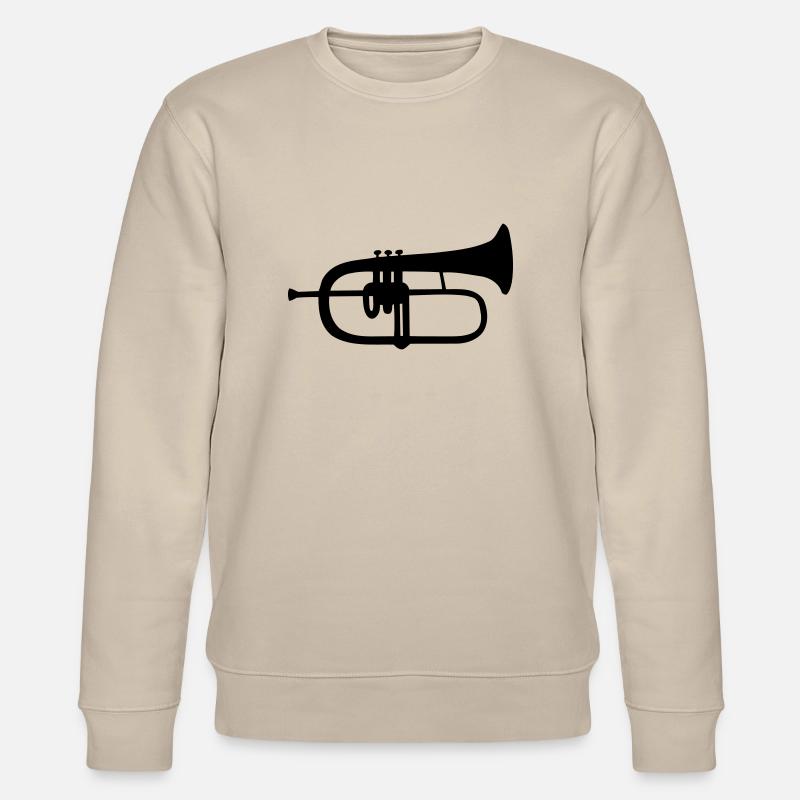 flugelhorn. - Stanley/Stella Unisex Bio-Sweatshirt CHANGER  - Beige