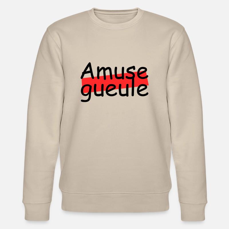 Amuse gueule - Stanley/Stella Unisex Bio-Sweatshirt CHANGER  - Beige