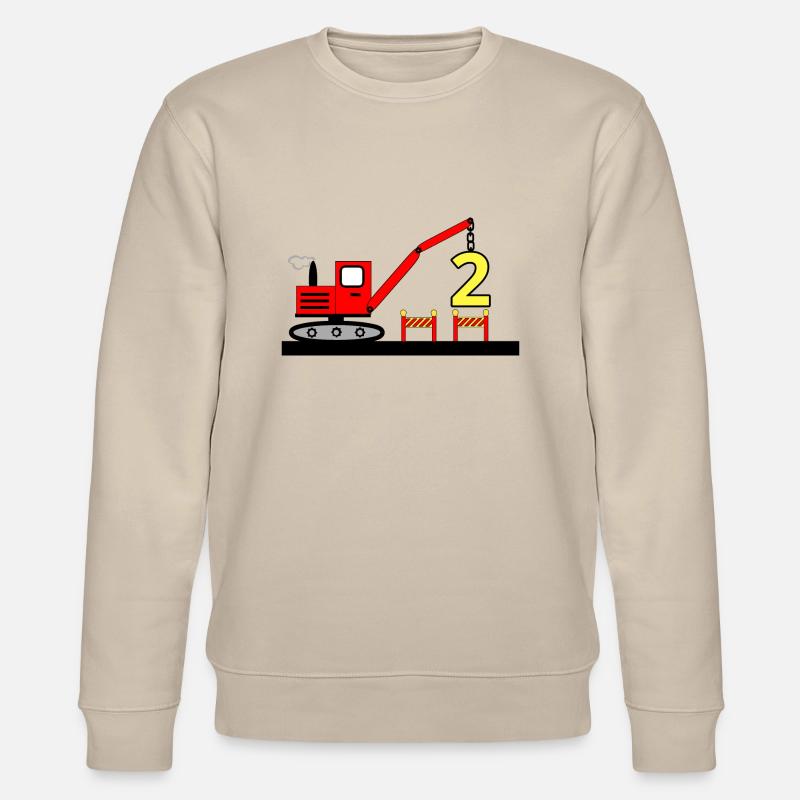Excavator - Stanley/Stella CHANGER Unisex Organic Sweatshirt - beige