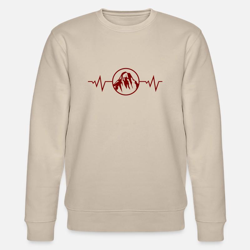 berge puls - Stanley/Stella Unisex Bio-Sweatshirt CHANGER  - Beige