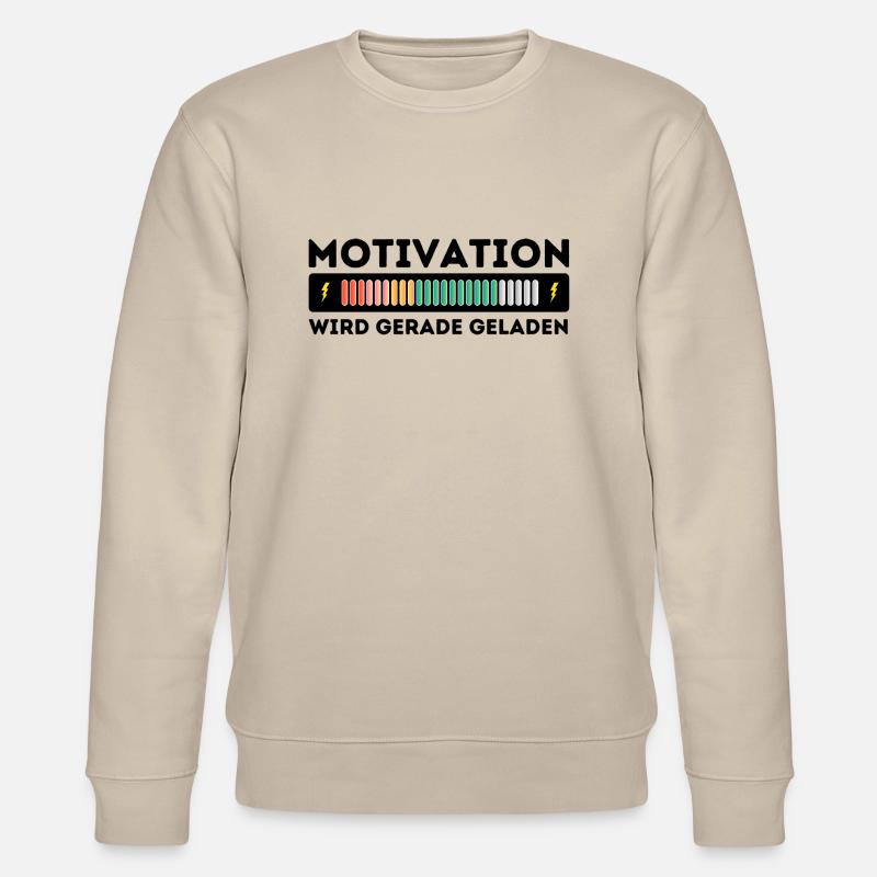 Motivation wird geladen - Stanley/Stella Unisex Bio-Sweatshirt CHANGER  - Beige