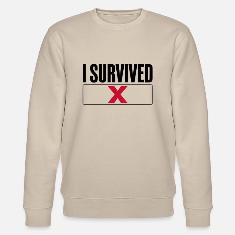 J’ai survécu à X - Sweat bio CHANGER Stanley/Stella Unisexe - beige