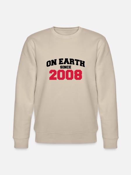 on earth 2008 - Stanley/Stella CHANGER Unisex Organic Sweatshirt - beige