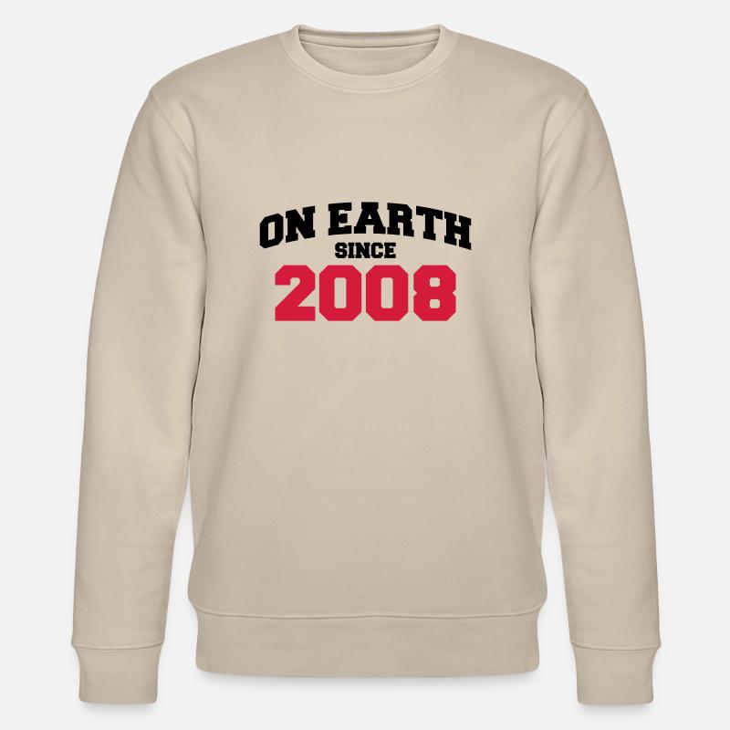 on earth 2008 - Stanley/Stella Unisex Bio-Sweatshirt CHANGER  - Beige
