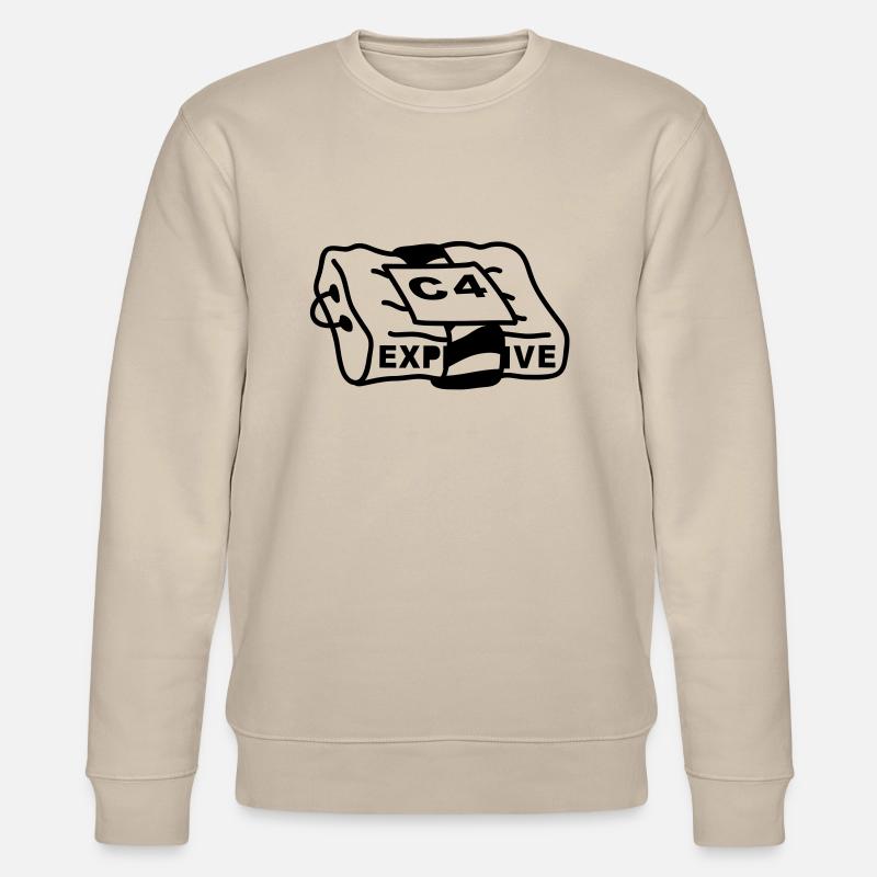 c4_explosive - Sweat bio CHANGER Stanley/Stella Unisexe - beige