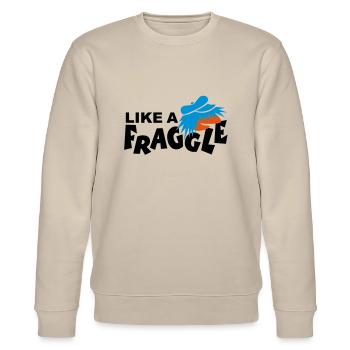 COMME UN Fraggle - Sweat bio CHANGER Stanley/Stella Unisexe - beige - Devant - Nik (191cm) & Marisol (170cm)