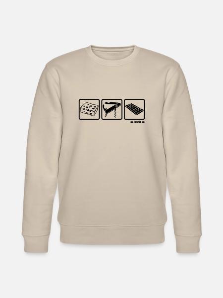 schweizerkaese - Stanley/Stella Unisex Bio-Sweatshirt CHANGER - Beige