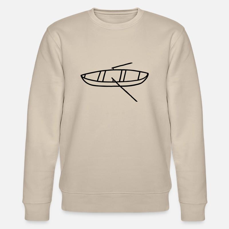 Rowboat - rowing - Stanley/Stella CHANGER Unisex Organic Sweatshirt - beige
