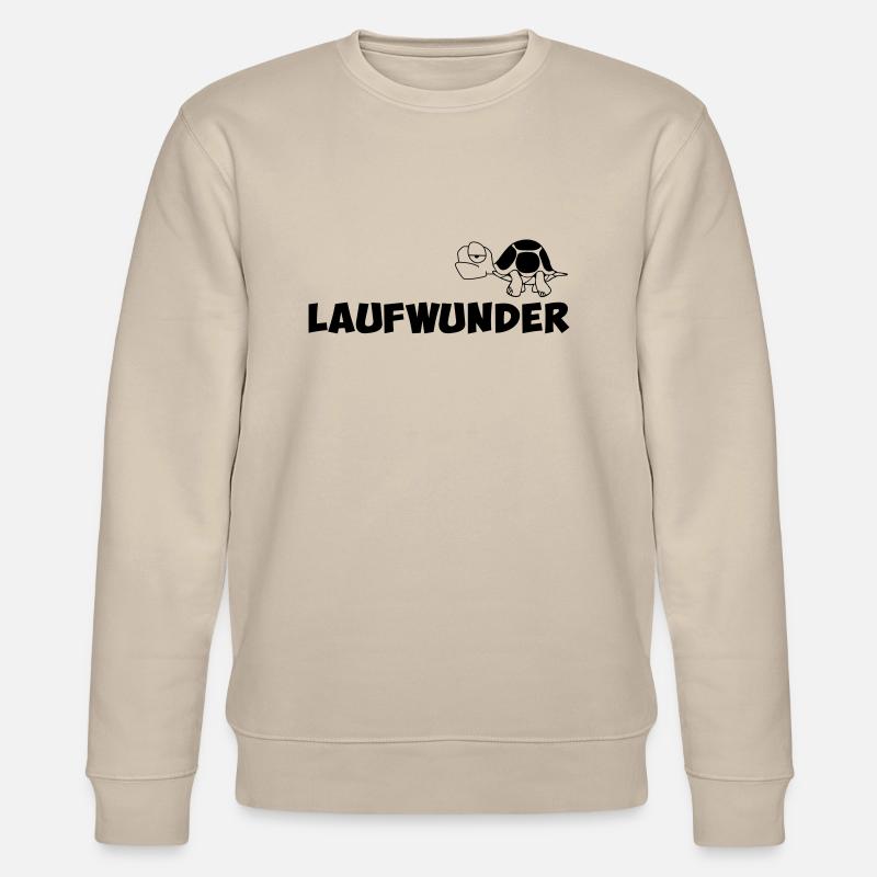 Laufwunder - Stanley/Stella Unisex Bio-Sweatshirt CHANGER  - Beige