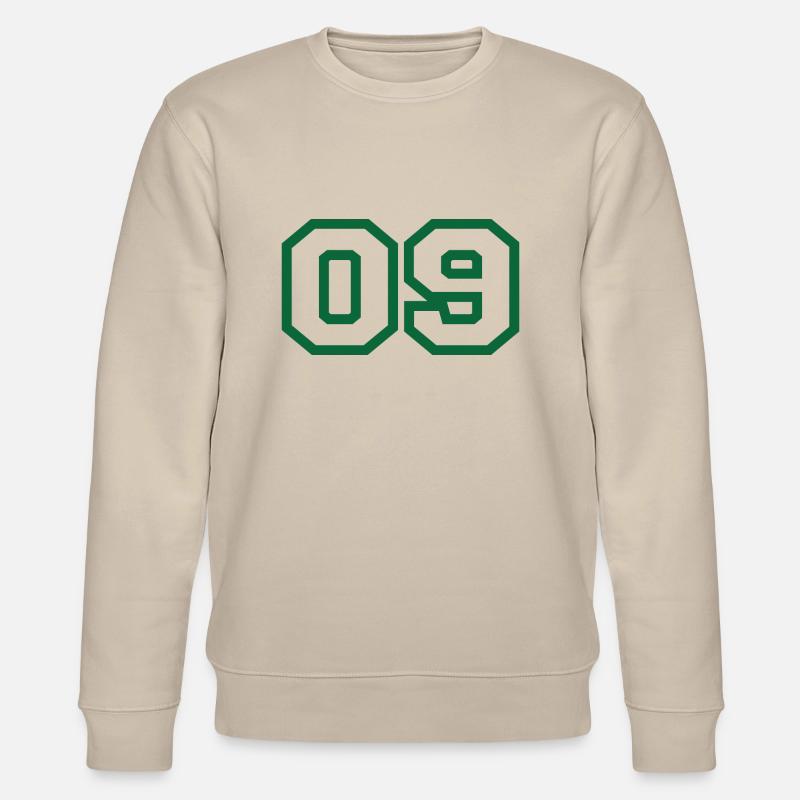 Numéro 9 sport vert - Sweat bio CHANGER Stanley/Stella Unisexe - beige