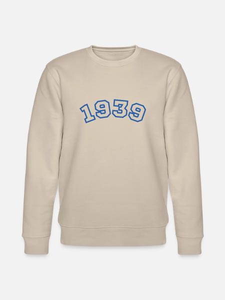 1939 Sport Blue - Stanley/Stella CHANGER Unisex Organic Sweatshirt - beige