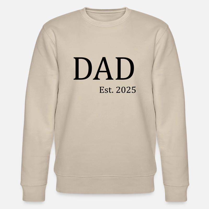 Dad Est 2025 - Stanley/Stella Unisex Bio-Sweatshirt CHANGER  - Beige