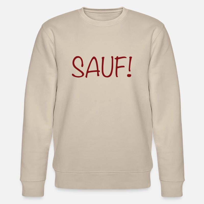 Sauf! - Stanley/Stella Unisex Bio-Sweatshirt CHANGER  - Beige
