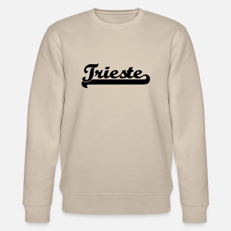 trieste writing - Stanley/Stella CHANGER Unisex Organic Sweatshirt - beige