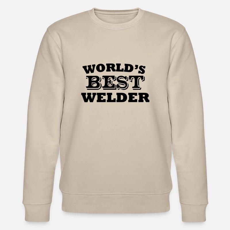 World's Best Welder - Stanley/Stella CHANGER Unisex Organic Sweatshirt - beige