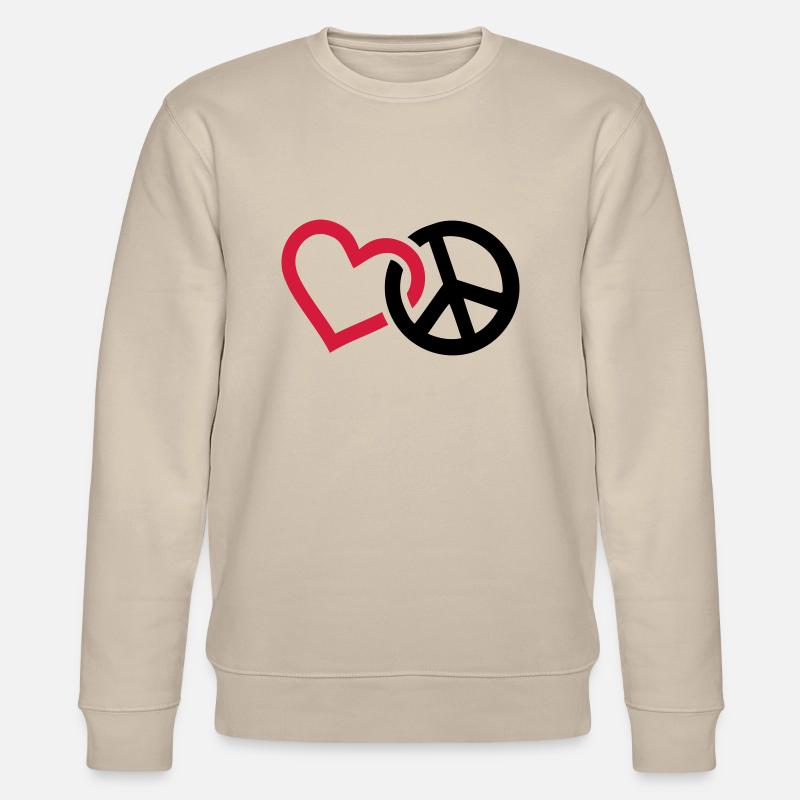 Peace - Sweat bio CHANGER Stanley/Stella Unisexe - beige