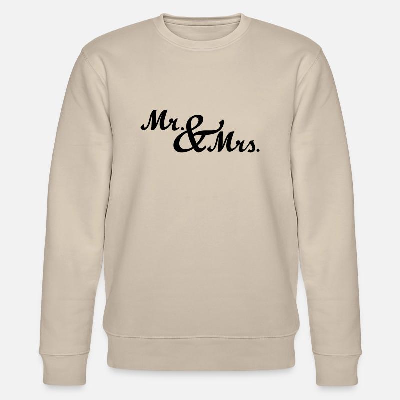 Mr & Mrs - Stanley/Stella Unisex Bio-Sweatshirt CHANGER  - Beige