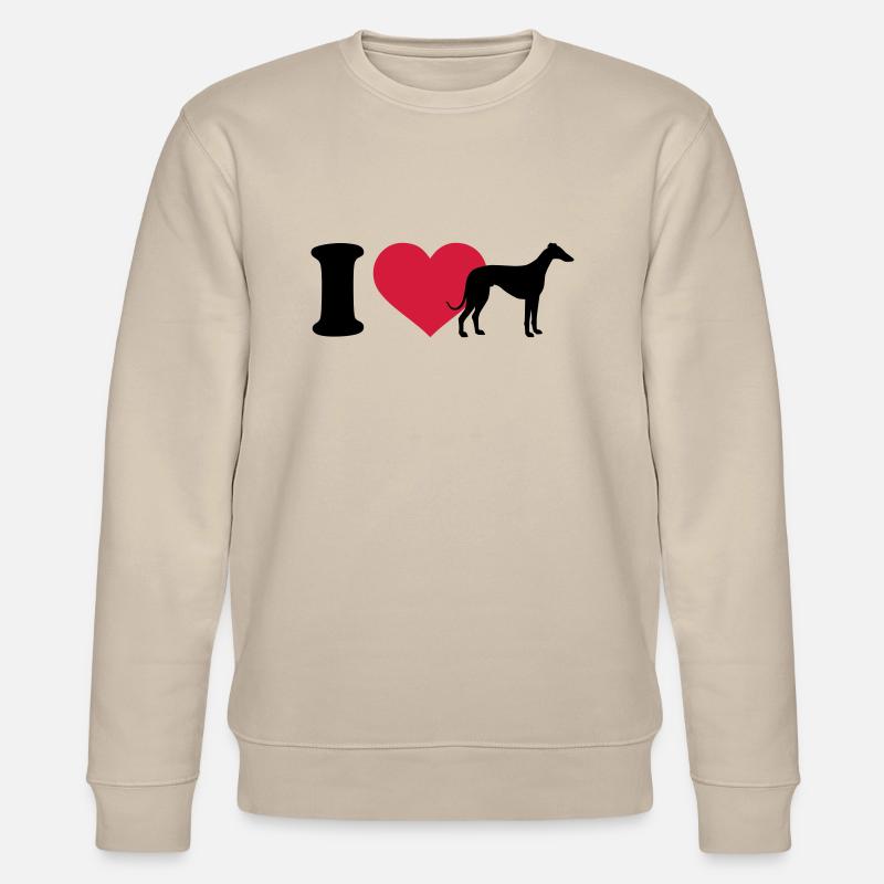 Windhund - Stanley/Stella Unisex Bio-Sweatshirt CHANGER  - Beige