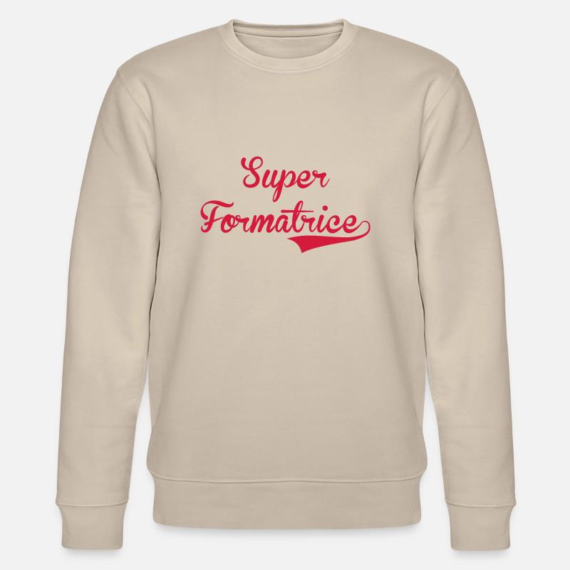 Ausbilder / Lehrer / Gestalter / trainer - Stanley/Stella Unisex Bio-Sweatshirt CHANGER  - Beige