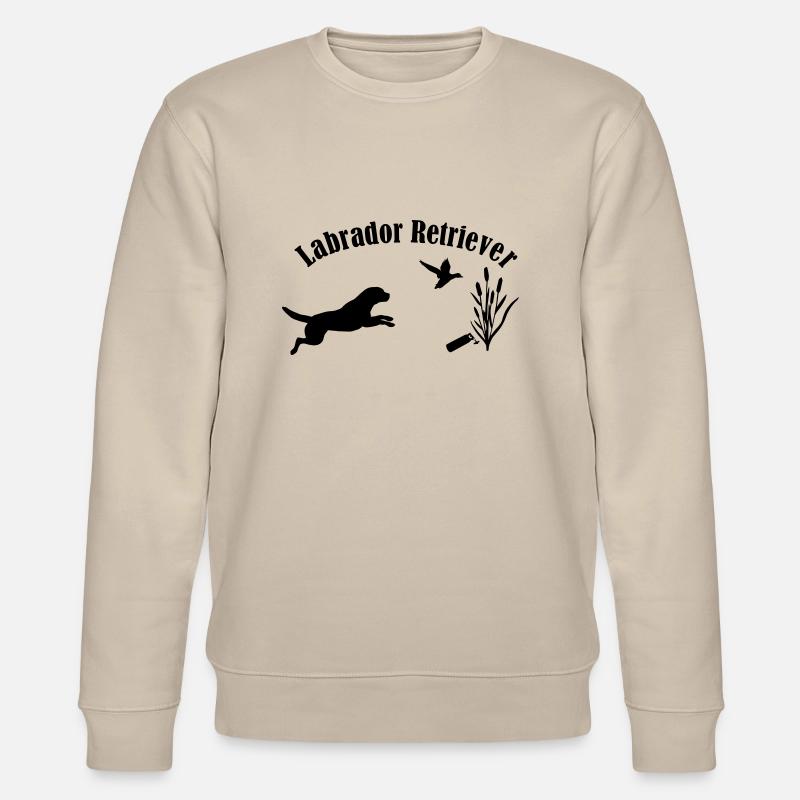 Labrador Retriever - Stanley/Stella Unisex Bio-Sweatshirt CHANGER  - Beige