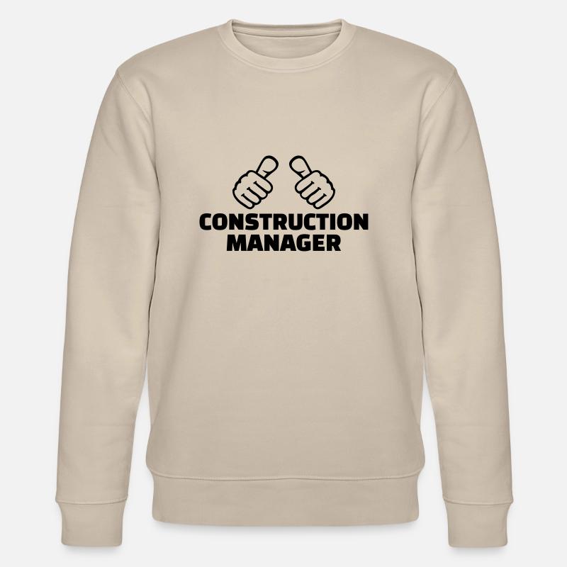 Construction manager - Stanley/Stella CHANGER Unisex Organic Sweatshirt - beige