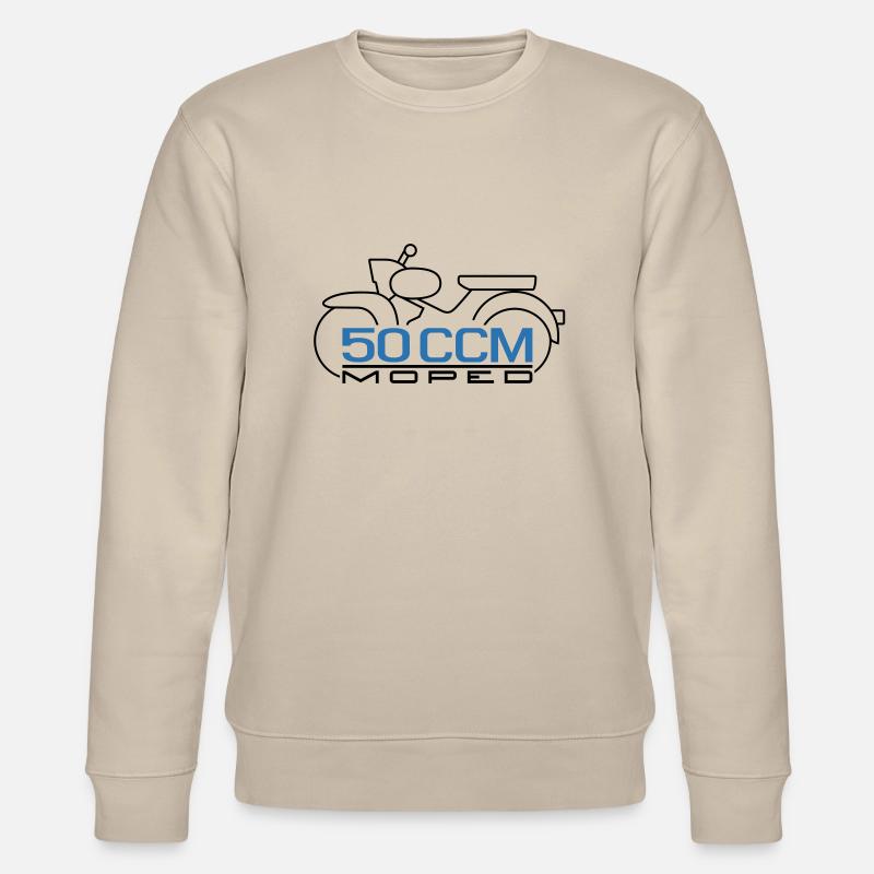 Moped Star 50 ccm Emblem - Stanley/Stella Unisex Bio-Sweatshirt CHANGER  - Beige