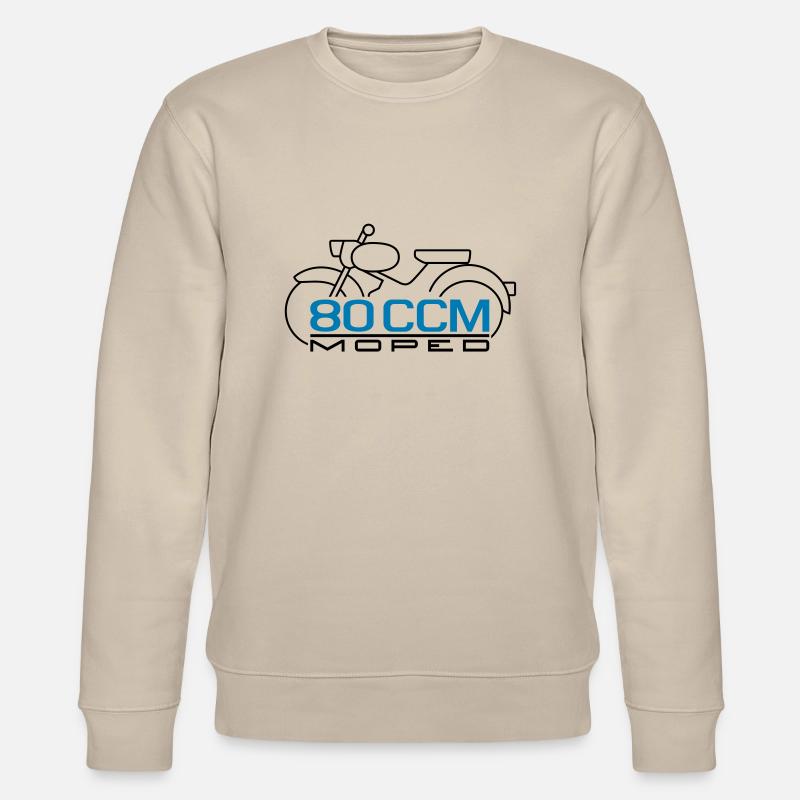 Emblème de 80cc Moped Sparrow - Sweat bio CHANGER Stanley/Stella Unisexe - beige