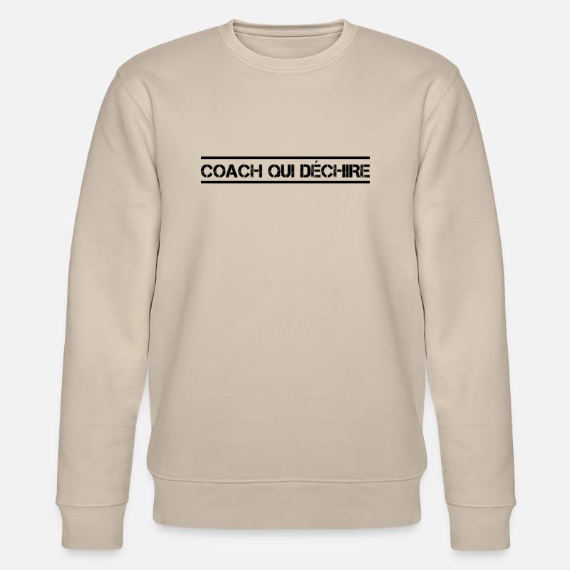 Coach Wer - Stanley/Stella Unisex Bio-Sweatshirt CHANGER  - Beige