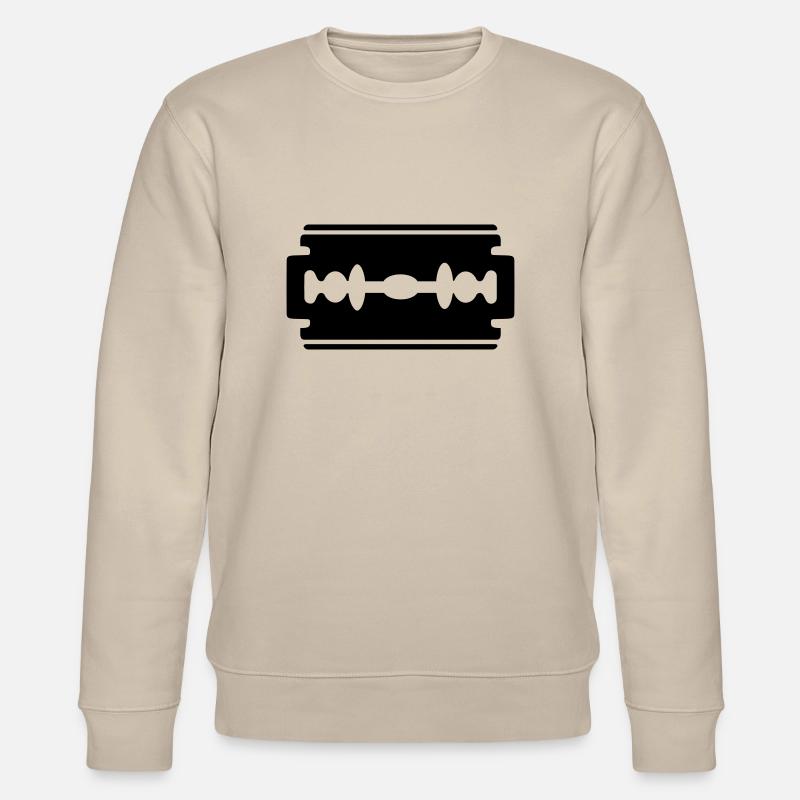 Rasierklinge - Stanley/Stella Unisex Bio-Sweatshirt CHANGER  - Beige
